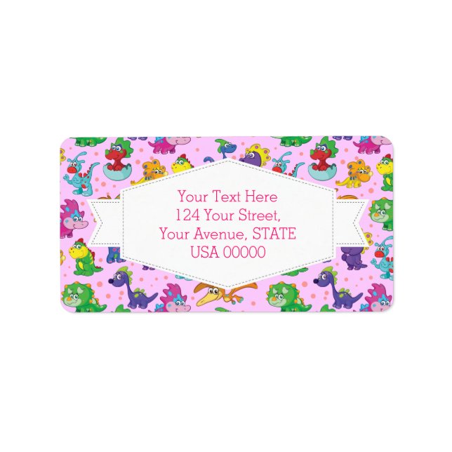 Dinosaur Cuteness Kawaii Extravaganza Label (Front)