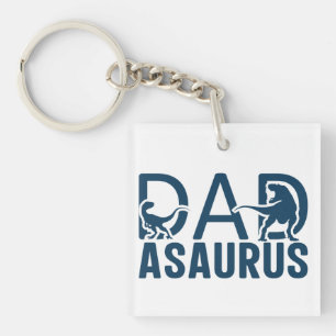 Dinosaur Dad Dad Asaurus Dino Lover T Rex Dad Dino Key Ring