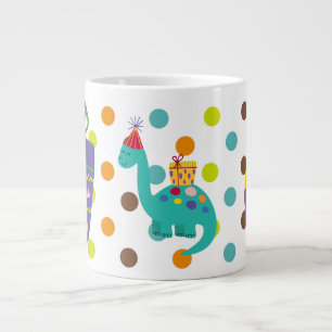 Dinosaur Delight: Roar-iffic Coffee Mug! Large Coffee Mug