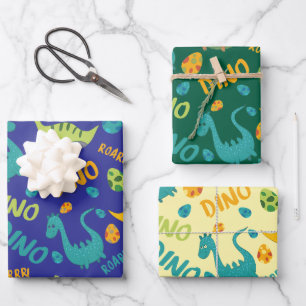 Dinosaur Design Wrapping Paper