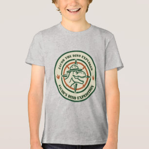 Dinosaur Dino Explorer Tri-Blend Shirt
