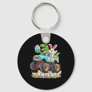 Dinosaur Dino Field Hockey Player Team  Key Ring