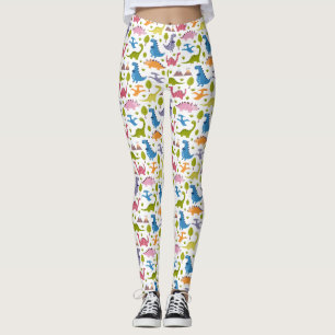Dinosaur dino Paleontology paleontologist cute Leggings
