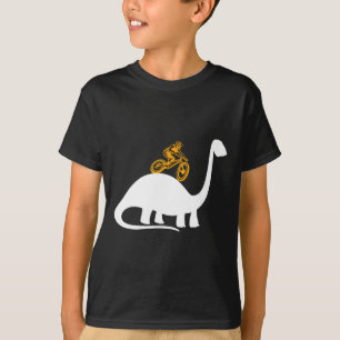 Dinosaur Dino T-rex Mtb Biking Mountain Bike Cloth T-Shirt