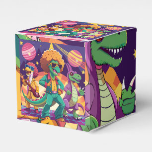 Dinosaur Disco Dig Foam Boards Favour Box