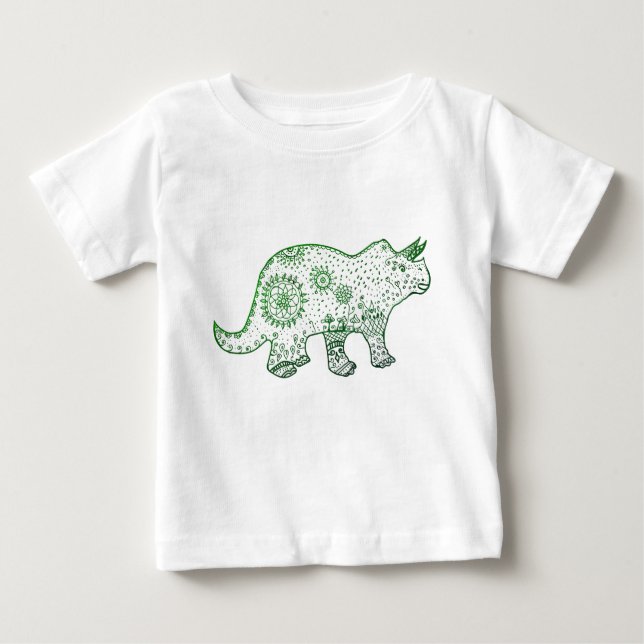 Dinosaur Drawing T-Shirt (Front)
