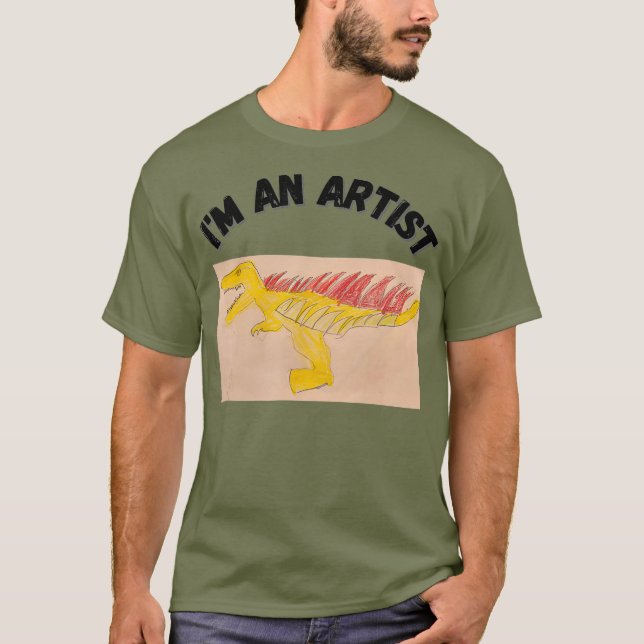 Dinosaur drawing T-Shirt (Front)