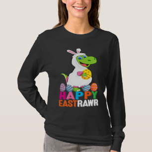 Dinosaur Easter Day Eggs cellent Happy East Rawr r T-Shirt