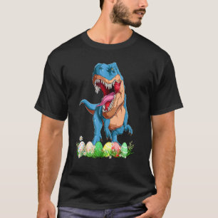 Dinosaur Easter Pyjamas T Rex Easter Eggs Toddlers T-Shirt