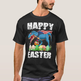 Dinosaur Easter Pyjamas T Rex Easter Eggs Toddlers T-Shirt