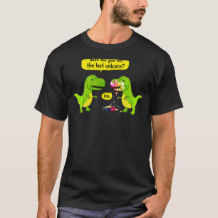 Dinosaur Eat Unicorn Dino For Kids Boys Girl Men T-Shirt