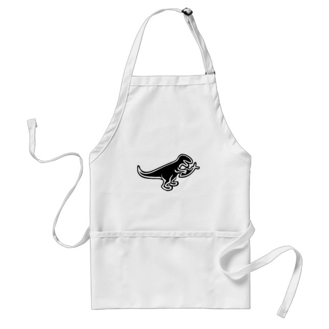 Dinosaur Eating Jesus Fish Standard Apron (Front)