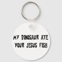 Dinosaur Eats Jesus Fish