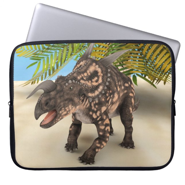 Dinosaur Einiosaurus Laptop Sleeve (Front)