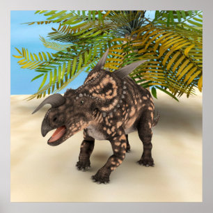 Dinosaur Einiosaurus Poster