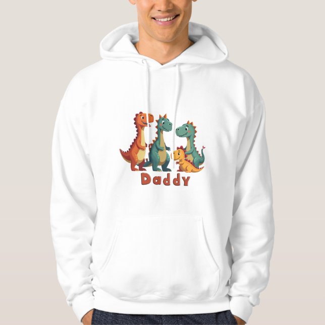Dinosaur Family Hoodie (daddy) (Front)