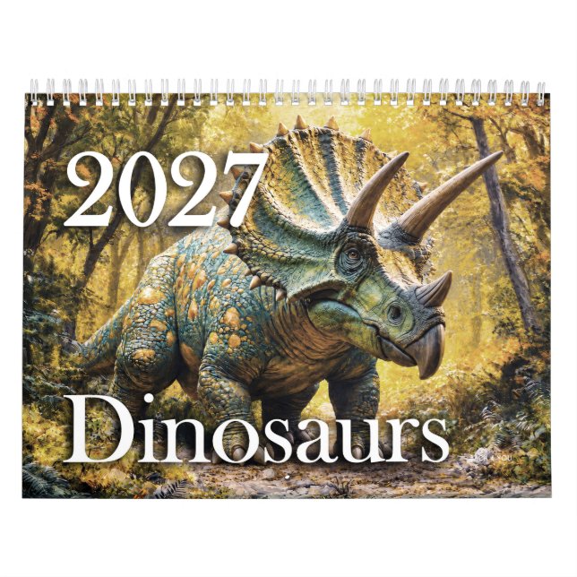 Dinosaur – Fascinating Prehistoric Worlds 2027 Calendar (Cover)