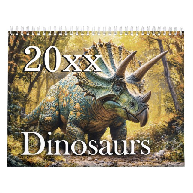 Dinosaur – Fascinating Prehistoric Worlds Calendar (Cover)