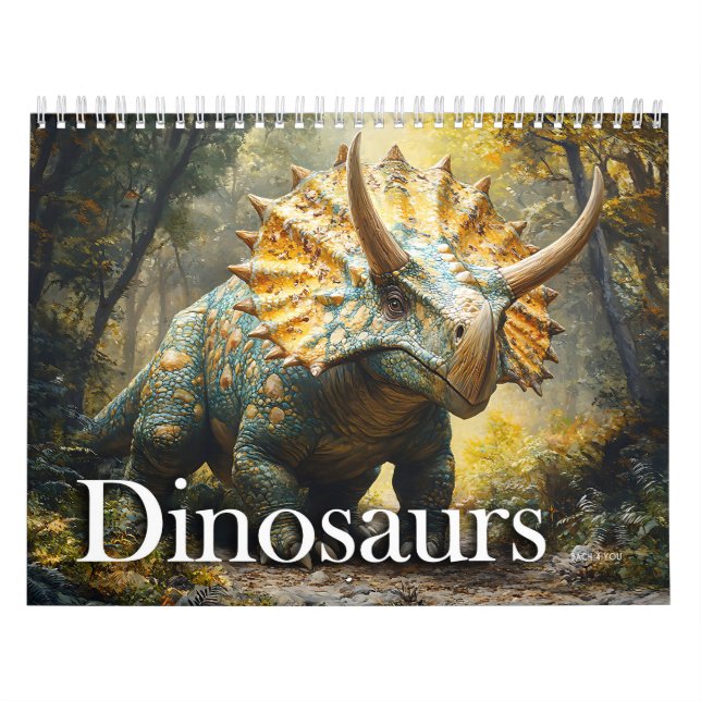 Dinosaur – Fascinating Prehistoric Worlds Calendar (Cover)