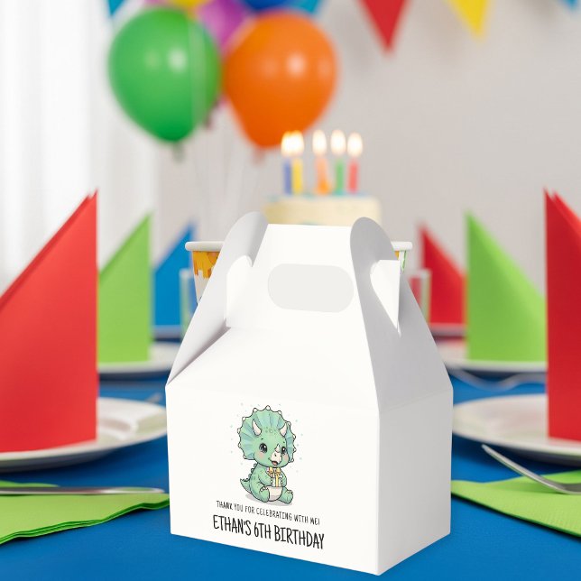 Dinosaur Favor Boxes - You Personalize Them (Creator Uploaded)