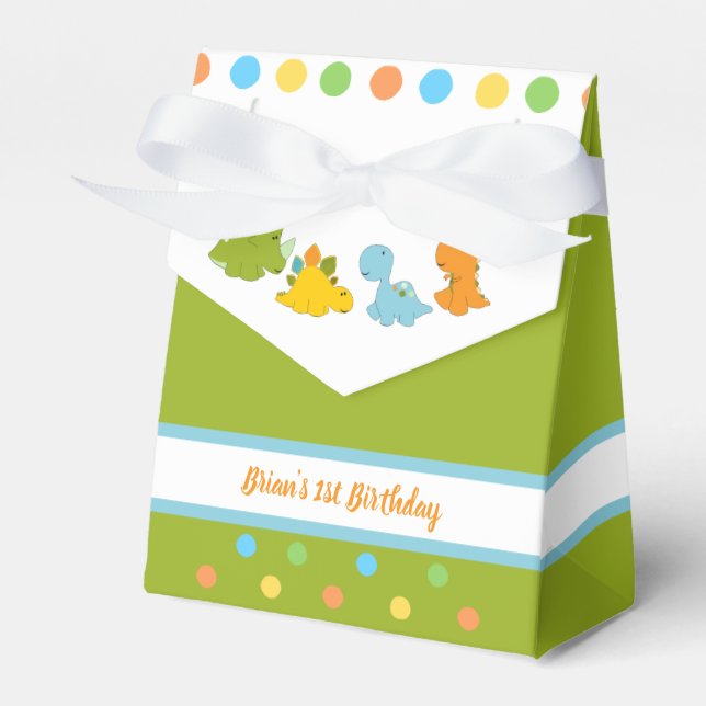 Dinosaur Favour Box (Front Side)