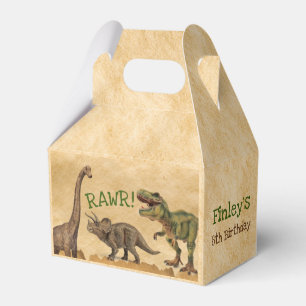 Dinosaur favour box, T-rex Birthday Party Box