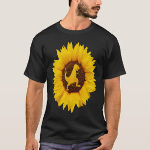 Dinosaur For Women Men rex Animal Sunflower T-Shirt
