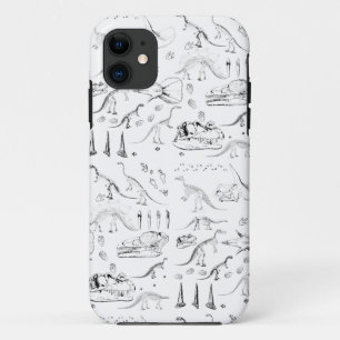Dinosaur Fossil Bones Pattern Case-Mate iPhone Case