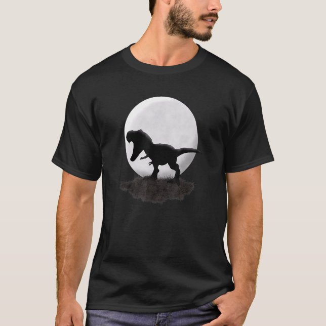 Dinosaur Fossil Skeleton Tyrannosaurus Rex T-Shirt (Front)