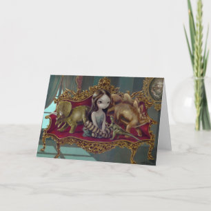 "Dinosaur Friends I" Greeting Card