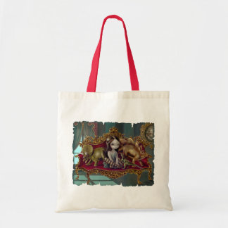 Dinosaur Friends I rococo lowbrow gothic Bag