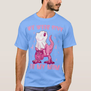 Dinosaur Ghost Pumpkin Candy We Wear Pink For My M T-Shirt