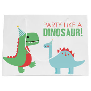Dinosaur Gift Bag with Personalisation