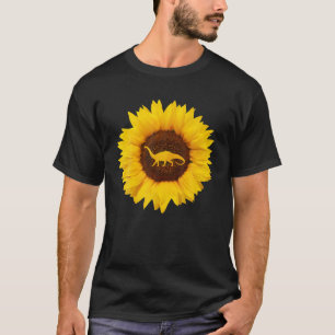 Dinosaur Gift For Women Men T-rex Animal Sunflower T-Shirt