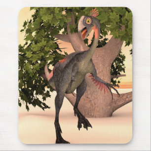 Dinosaur Gigantoraptor Mouse Pad