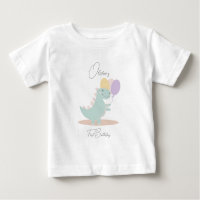 Dinosaur Girly Pink Blue Lilac Birthday Party