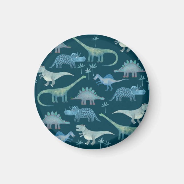 Dinosaur Green Magnet (Front)