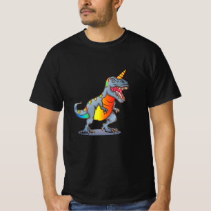 Dinosaur Halloween Unicorn Costume T-Shirt