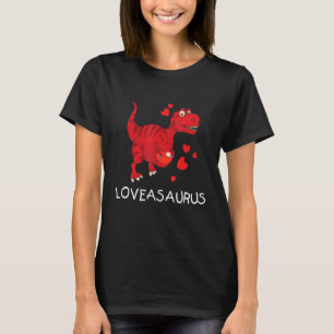 Dinosaur I Steal Hearts Autism Awareness Valentine T-Shirt