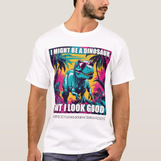 Dinosaur in Shades Funny Tee – Prehistoric Meme