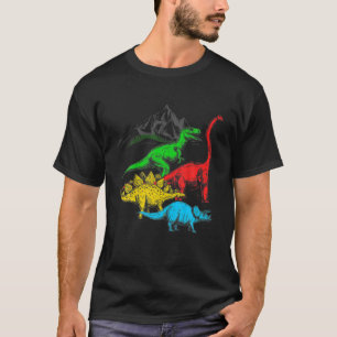 Dinosaur In The Colours Of The Rainbow LGBT Pride T-Shirt