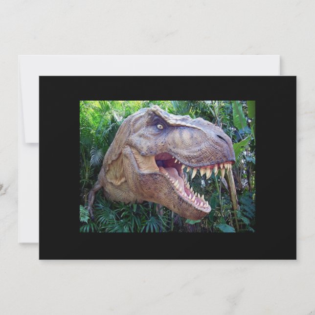 Dinosaur invitation (Front)