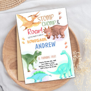 Dinosaur Invitation