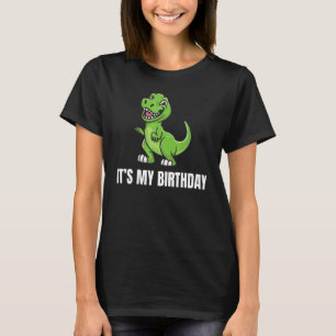 Dinosaur It's Birthday  Reptile Animal  Graphic T-Shirt