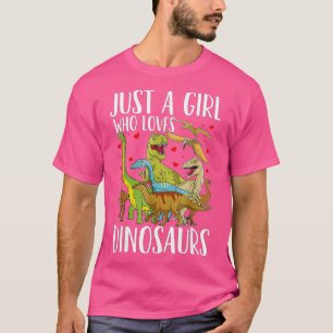 Dinosaur Just a Girl Who Loves Dinosaurs Brachiosa T-Shirt