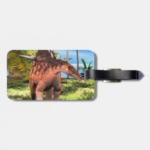 Dinosaur Kentrosaurus Luggage Tag