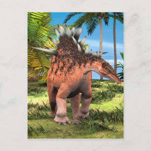 Dinosaur Kentrosaurus Postcard