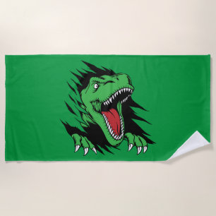 Dinosaur kids beach towel