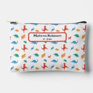 Dinosaur Kindergarten Custom Accessory Pouch