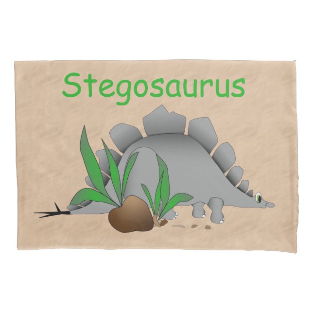 Dinosaur Land Cute Dino Pillowcase (Front)